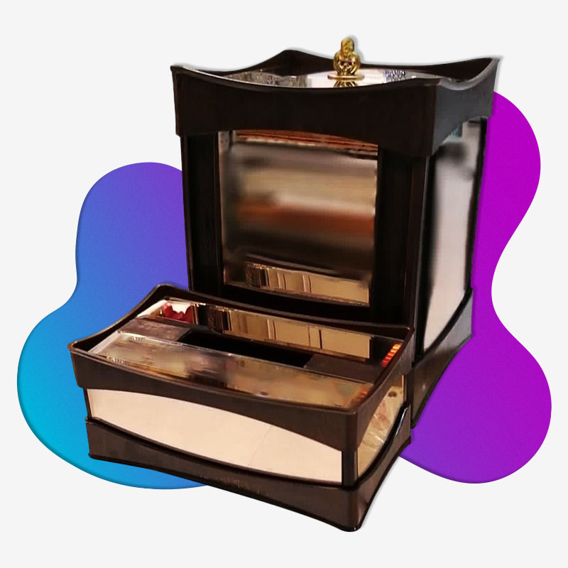 ست سطل و جای دستمال