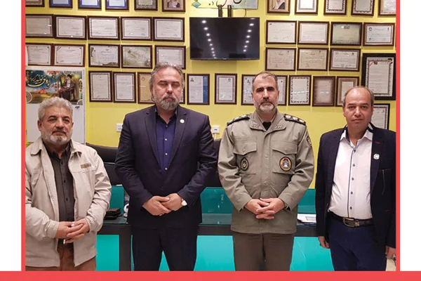 بازدید دکتر راستینه و فرماندهان ارشد ارتش از دفتر مرکزی-1398/10/7