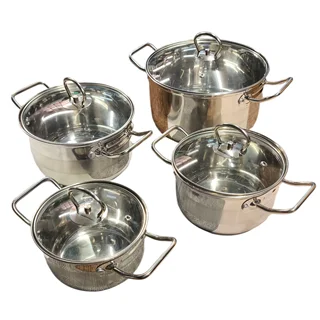 سرویس قابلمه استیل 8 پارچه AUTUMN مدل GS01306