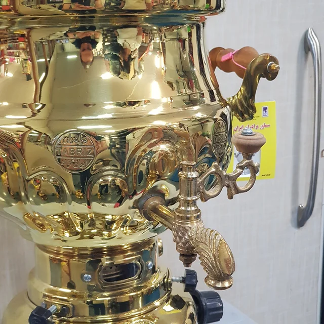 سماور گازی 8 لیتری ایران نژاد مدل توپی