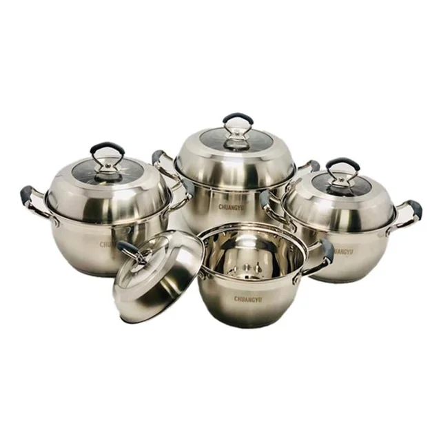 سرویس قابلمه استیل 8 پارچه CHUANGYU