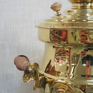 سماور گازی 8 لیتری ایران نژاد مدل توپی