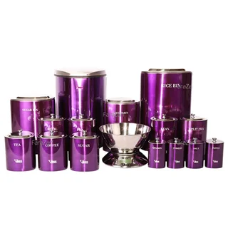 سرویس آشپزخانه 17 پارچه تمام استیل MGS  مدل مثلثی