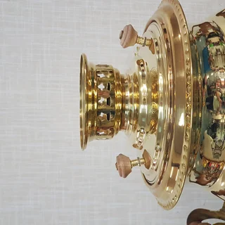 سماور گازی 8 لیتری ایران نژاد مدل توپی