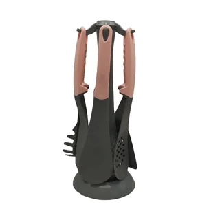 سرویس کفگیر و ملاقه استندی 7 پارچه هوم لوکس