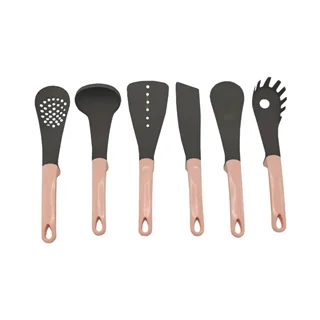 سرویس کفگیر و ملاقه استندی 7 پارچه هوم لوکس